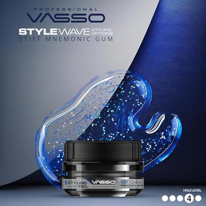 Vasso styling hair gel stiff 250 ml - Image 2